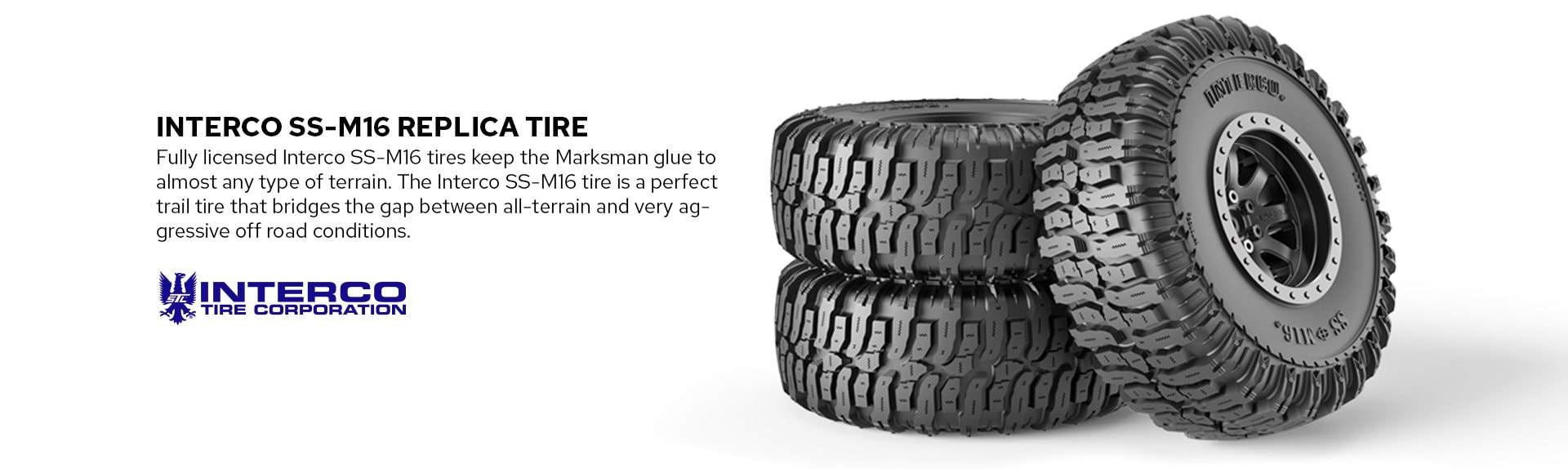 Redcat Marksman 1/8 RC Crawler Tires