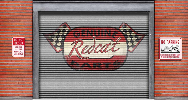 Redcat Racing RC Scale Garage Accessories Outside Garage Door