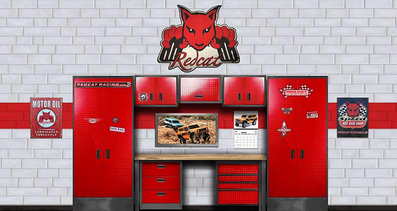 Redcat Racing RC Scale Garage Accessories Wall