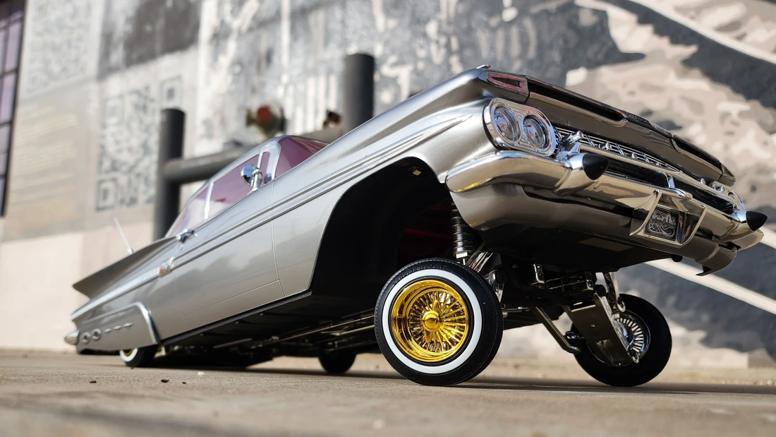 Redcat 1/10 RC Lowrider Gold Dayton Wire Wheels For Sale