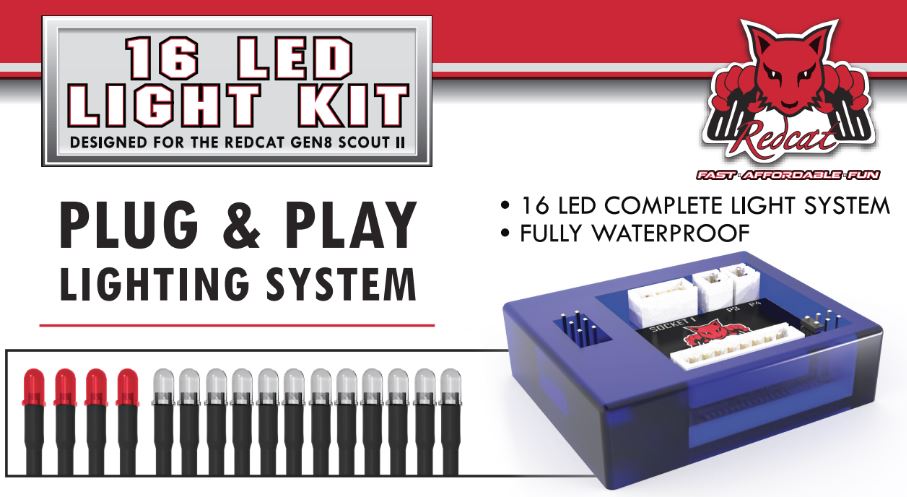 Redcat Racing Gen8 LED Lights / Light Kit / Light Controller