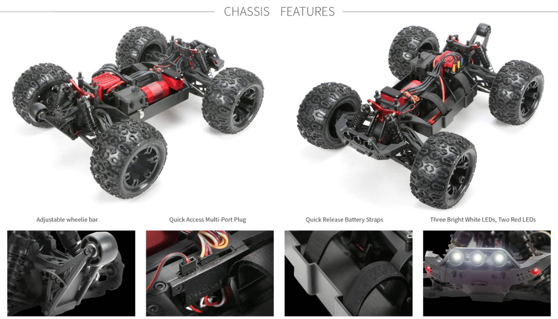Redcat Racing RC MT10E Chassis Parts